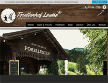 Tablet Screenshot of forellenhof-laussa.at